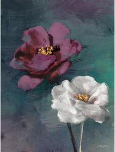 Canvastavla Violet Rose - 60x80 cm
