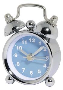 Hama - Mini alarm clock 1xLR44/LR1130 krom/blå