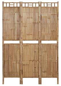 Rumsavdelare 3 paneler bambu 120x180 cm