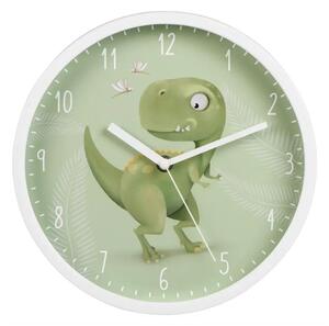 Hama - Children's wall clock 1xAA dinosaur