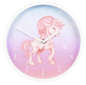 Hama - Children's wall clock 1xAA unicorn