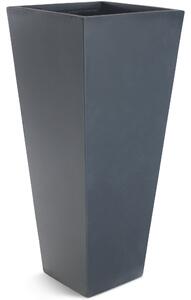 Fiberarmerad kruka 40x40x93 cm - Svart