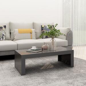 Soffbord grå 110x50x35 cm konstruerat trä