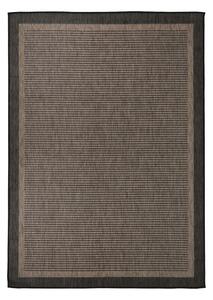 Utomhusmatta plattvävd 120x170 cm mörkbrun - Brun