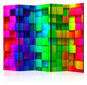 Rumsavdelare Colourful Cubes 225x172 - Artgeist sp. z o. o