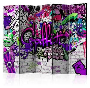 Rumsavdelare Purple Graffiti 225x172 - Artgeist sp. z o. o