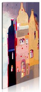 Tavla Fabulous Townhouse 40x80 - Artgeist sp. z o. o