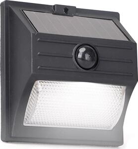 Aigostar - LED solcellslampa med sensor LED/3,7V 6500K 500 mAh IP65 svart