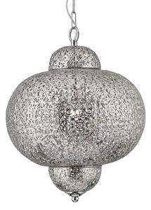 Pendellampa Moroccan 29 cm Dimbar Silver - Searchlight