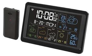 Väderstation med LCD display GoSmart 5/230V Wi-Fi Tuya svart