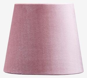 PR Home - Lampskärm Mia Sammet 20 cm - Rosa - Lampskärmar - Från Homeroom