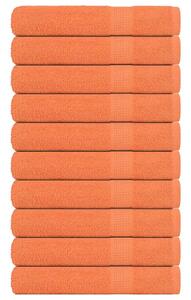 Bastuhanddukar 10 st orange 80x200 cm 360 gsm 100% bomull