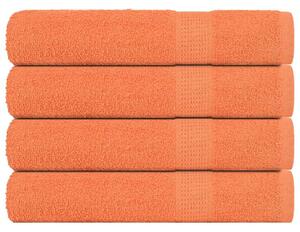 Bastuhanddukar 4 st orange 80x200 cm 360 gsm 100% bomull