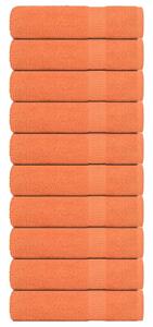 Handdukar 10 st orange 50x100 cm 360 gsm 100% bomull