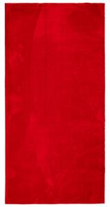 Mjuk matta HUARTE med kort lugg tvättbar röd 100x200 cm