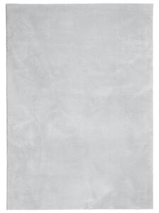 Mjuk matta HUARTE med kort lugg tvättbar grå 240x340 cm