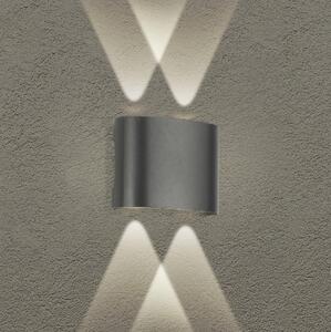 Brilagi - LED Utomhusvägglampa FLAREBOX LED/4W/230V antracit IP65