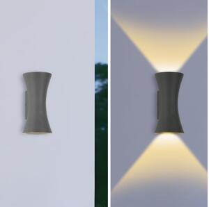 Brilagi - LED-utomhusvägglampa BICON LED/10W/230V antracit IP44