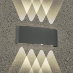 Brilagi - LED utomhusväggarmatur FLAREBOX LED/8W/230V antracit IP65