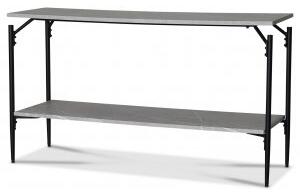 Wayne Konsolbord i ljusgrå marmor print 135 x 90 cm + Fläckborttagare för möbler