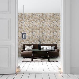 Noordwand Tapet Flamingo and Monstera beige