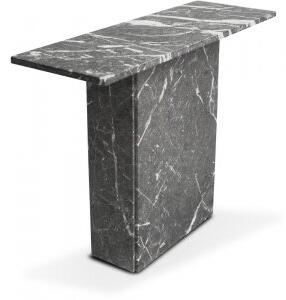 Level konsolbord 100 x 35 cm - Grå marmor