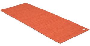 Cotton rug solar orange - trasmatta