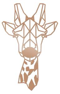 Väggdekor Giraff Koppar