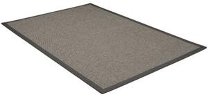 Rustik taupe/grå - flatvävd matta
