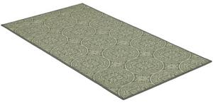 Moderno grön - matta med gummibaksida
