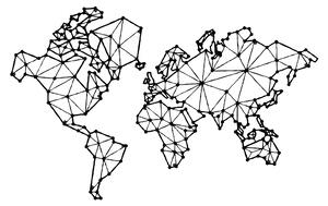 Väggdekor Världskarta Serie Trianglar