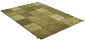 Lumbini grön - handknuten matta