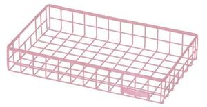 Kalager Design - Wire Tray - Small - Bricka - Pink - L31,5 x D19,5 x H5,8 cm
