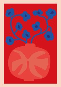 Paper Collective - Poster By Anne Olde Kalter - Affisch - The Red Vase - 70x100 cm