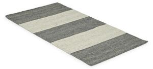 Basel stripe grå - PET yarn-matta
