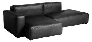 HAY - Mags Soft Low 2,5 Seater Combination 3 Left - Light Grey Stitching - Cat.6 - Sense Black - Soffor