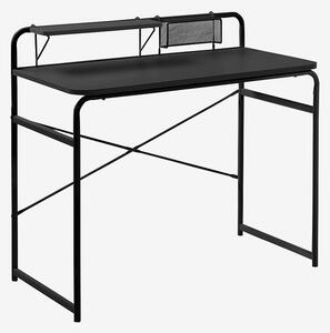 Kave Home - Skrivbord Foreman 98 x 46 cm - Svart - Barnbord - Från Homeroom