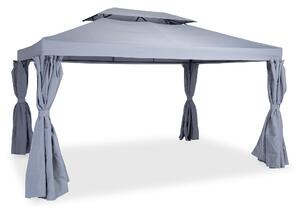 BERMUDA Paviljong utan Väggar 300x400 cm inkl. Myggnät Ljusgrå -