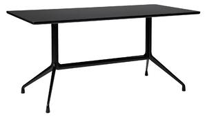 HAY - About a Table AAT10 - Black Base - Black Linoleum - 180x90x73 cm - Matbord - Hee Welling - Svart - Metall/Trä/Syntetiskt