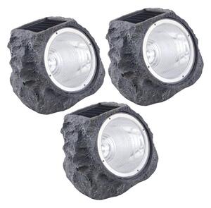 Eglo 48505 - SET 3x Sollampa LED belysning 3xLED/0,06W