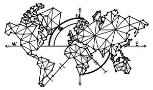 Väggdekor Världskarta Geometrisk Serie