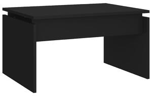 Soffbord svart 68x50x38 cm konstruerat trä