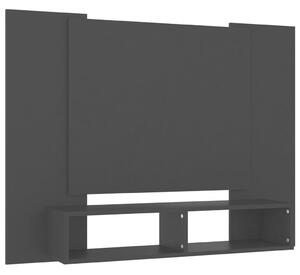 Väggmonterat tv-skåp svart 120x23,5x90 cm konstruerat trä