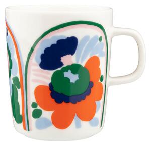 Marimekko - Karuselli mugg 25 cl - Muggar - Sami Ruotsalainen - Orange,Vit,Blå