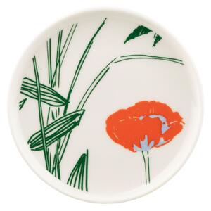 Marimekko - Puutarhakutsut assiett 13,5 cm - Assietter - Sami Ruotsalainen - Orange,Grön,Vit