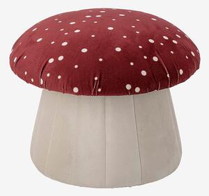 Bloomingville MINI - Puff Lue - Röd - Sittpuffar - Från Homeroom
