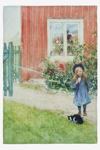 Svanefors - Kökshandduk Carl Larsson - Grön - Kökshanddukar - Från Homeroom