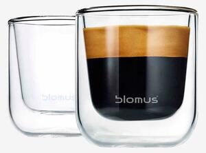 Blomus - Espressoglas Nero 80 ml 2 pack - Transparent - Koppar & muggar - Från Homeroom