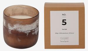 ILLUME x Bloomingville - NO. 5 - Sea Salt Doftljus, Naturligt vax - Brun - Doftljus & tvålar - Från Homeroom