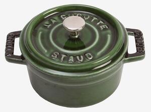 Staub - Gryta La Cocotte rund 10 cm, 0,25 L - Grön - Grytor & kastruller - Från Homeroom